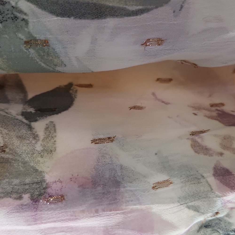 NWT MSK | $98 Floral Blouson Mini Dress (MP) - Picture 4 of 8